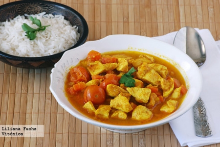 Curry rápido de garavanzos