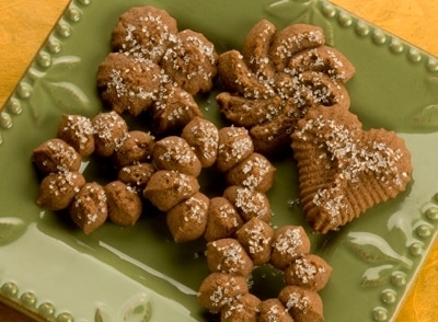 Chocolate Spritz Cookies