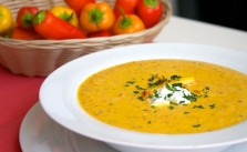 Réischteren-Peffer Joghurt Suppe