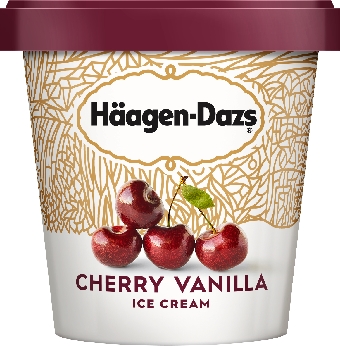 Cherry-Vanilla Ice Kirimu