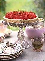 Èstragon-Rosemary Strawberry Tart