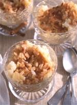 Pudding Rice karo Macadamia-Maple Brittle