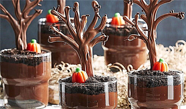 Spooky Forest Pudding Cups