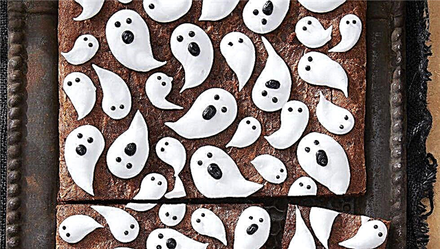 Marshallow Ghost Brownies