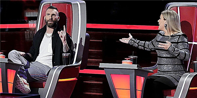 Hyfforddwyr 'The Voice' Kelly Clarkson ac Adam Levine Bonded Over the Grossest Habit