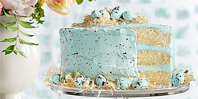 Speckled Malted Coconut Cake