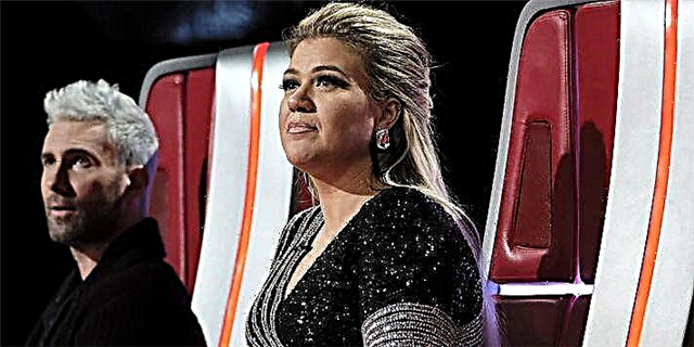 O Kelly Clarkson e foliga mai ua 'Maʻi tigaina' i le taimi o le 'The Voice' Finale