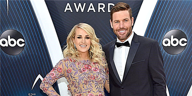 ფეხმძიმე Carrie Underwood Just Hit 2018 CMA Awards Red Carpet