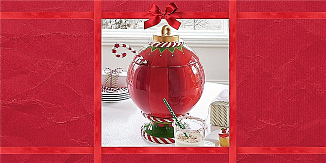 Бул Giant Ornament Punch Bowl негизги Рождествого жардам берип жатат