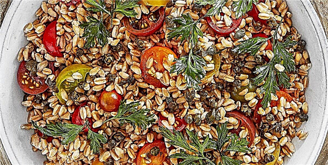 Farro-and-Tomato Salat with Crispy Capers