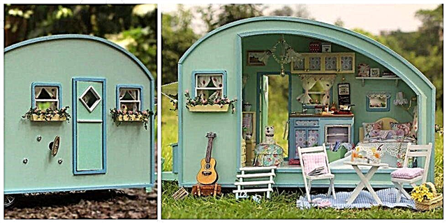 Este campista en casa de bonecas en miniatura é o proxecto de artesanía máis grande que xa vimos