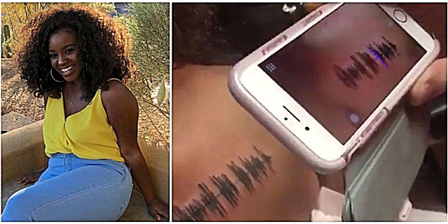 Ngenxa ye-Sound Wave Tattoo, Lona Umuntu Omuzwa Angalalela Ukuqoshwa Kwakhe Kamuva Kakhulu Kakhulu