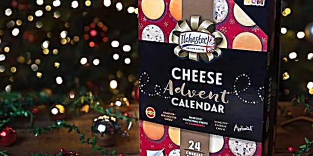 Este calendario de advenimentos do queixo é obviamente o mellor xeito de celebrar o Nadal