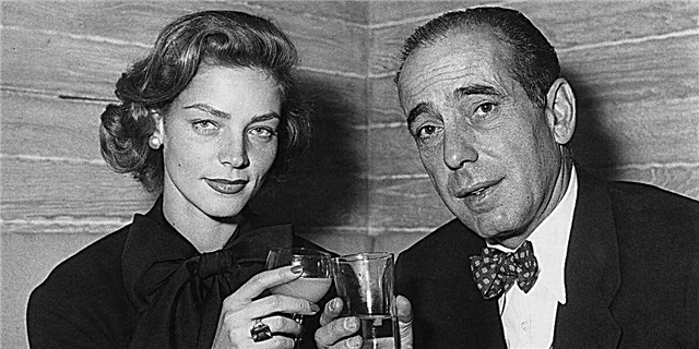 Humphrey Bogart et Lauren Bacall Romanos coepit de re apud improbum