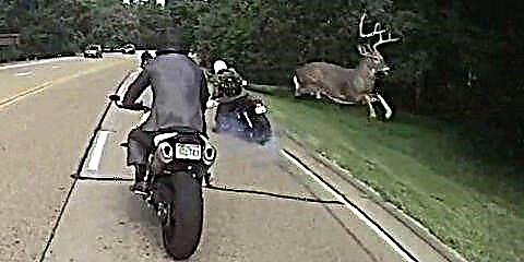 Watch A Buckled Huge From Nowhere and Here Bikes Over Motorcyclist Driving