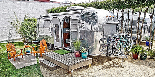 Campամբար ոճով այս նորաձև Airstream Resort- ում ՝ Sunny Santa Barbara- ում