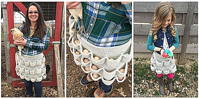 ນີ້ Crocheted Egg Apron ແມ່ນອຸປະກອນເສີມ Genius ທີ່ພວກເຮົາບໍ່ຮູ້ວ່າພວກເຮົາຕ້ອງການ
