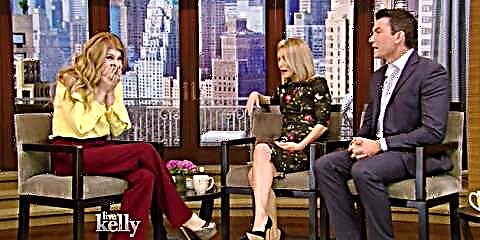 Посмотрите, как Конни Бриттон захлебнулась из-за эпизода «Нашвилл» на прошлой неделе «Live With Kelly»