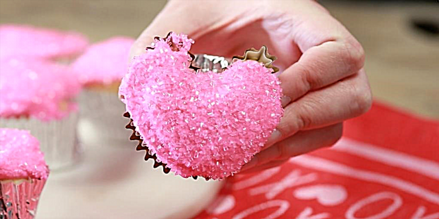 Este é o corte máis lóxico para crear cupcakes en forma de corazón
