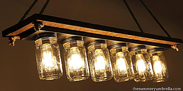 ထမင်းစားခန်းတိုင်းတွင်ဤ DIY Mason-Jar Light Fixtures တစ်ခုမှလိုအပ်သည်