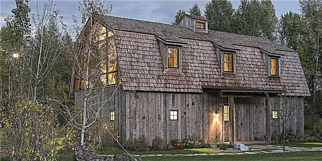 Dëst idyllescht Wyoming Guest House gouf gebaut fir ze kucken wéi eng rustikal ëmgebauten Scheier