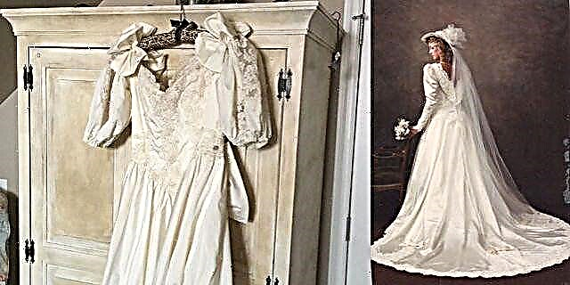 لباس عروسی که 30 سال پیش از آن در دو ساعت گذشته بود حل شد