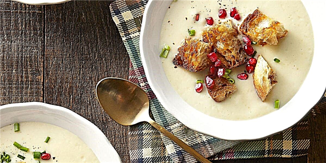 Kaulifala Bisque ma Brown Butter Croutons