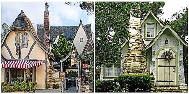 კალიფორნიაში არსებობს ჯადოსნური პატარა ქალაქი, სადაც სახლები გამოიყურება, როგორც მოთხრობების კოტეჯები