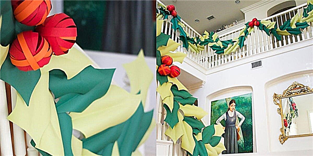 Gawing Madaling Dekorasyon ang Holiday Sa Ito Jumbo-Sized DIY Christmas Garland