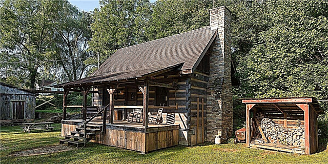 Esta cabana de rexistro de Tennessee ten a característica máis sorprendente