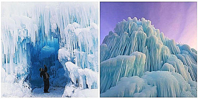 16 крајно волшебни фотографии од ледени замоци во реалниот живот во Newу Хемпшир