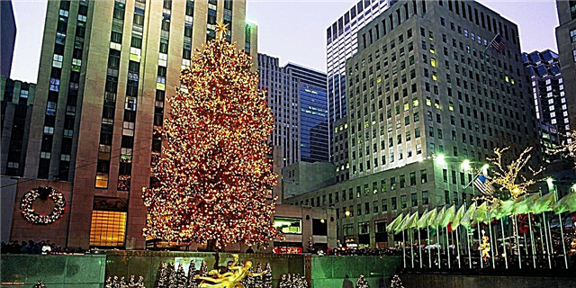 درخت کریسمس راکفلر در طول سده ها