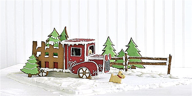 Učinite ovaj ljupki kamion medenjaka za Božić