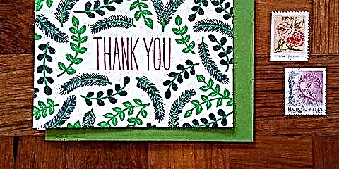 6 карточек, которые говорят спасибо в стиле