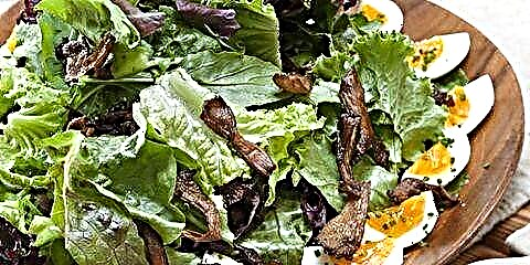 Arugula a Baby Salat Salat mat Softgekachten Eeër a Gekachten Ouschtermuskelen