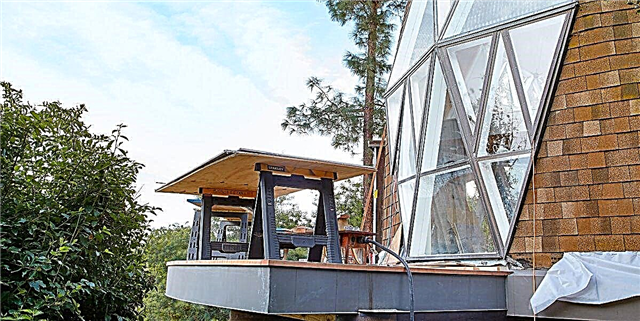 Hatmaker Nick Fouquet ၏ ၁၉၇၀ ထူးကဲသော Geodesic-Dome အိမ်အတွင်းပိုင်း