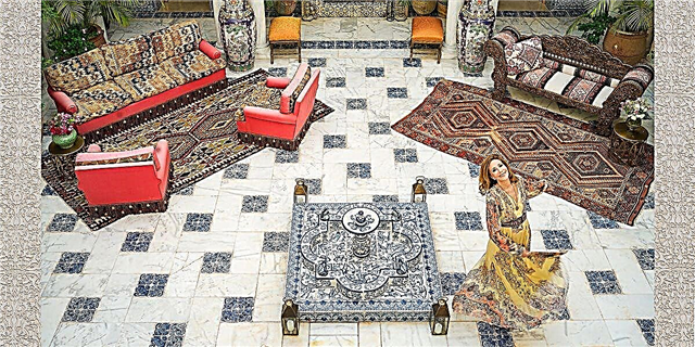استعدادهای خلاقانه ماریسا برنسون در خانه او در مراکش نمایش داده می شود