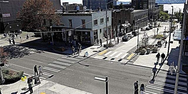 Այս Streetscape- ը նախագծվել էր խուլ մարդու կողմից խուլ մարդկանց համար