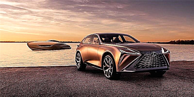 Lexus 'un son konsept avtomobili mis qabdan ilham aldı