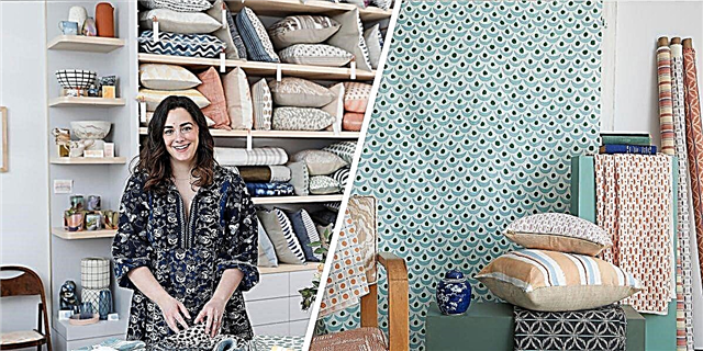 Dizajnerica tekstila Rebecca Atwood na pravi način za miješanje uzoraka u sobi