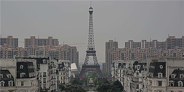 Қытайда Париждің көшірмесі ретінде жасалған қала бар