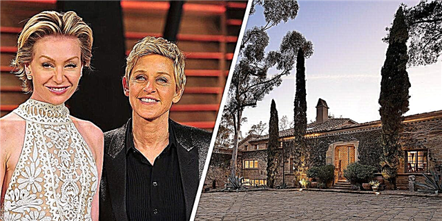 Ellen DeGeneres ແລະ Portia De Rossi ກຳ ລັງຂາຍຫ້ອງແຖວທີ່ກວ້າງຂວາງຂອງ Santa Barbara Villa