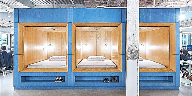 Die New NYC-kantoor vir Casper-matrasse het beddens vir slaapplek, natuurlik
