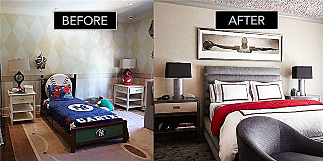 قبل از + بعد از آن: یک اتاق خواب قبل از نوجوان با پیچیدگی به Spare