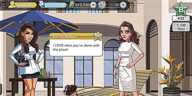 Di Cîhanê de Kim Kardashian, Mobil Fame Fame
