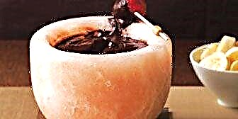 Himalayan Salt Bowl Chocolate Fondue