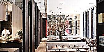 A Midtown Manhattan Hotel sareng Café nganggo Sora modern