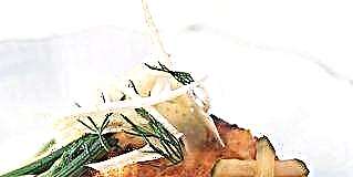 Бышырылган лосось, ананас, аскөк, бадыраң жана Edamame Recipe