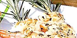 Udang-Grilled Rosemary sareng Resep Jukut