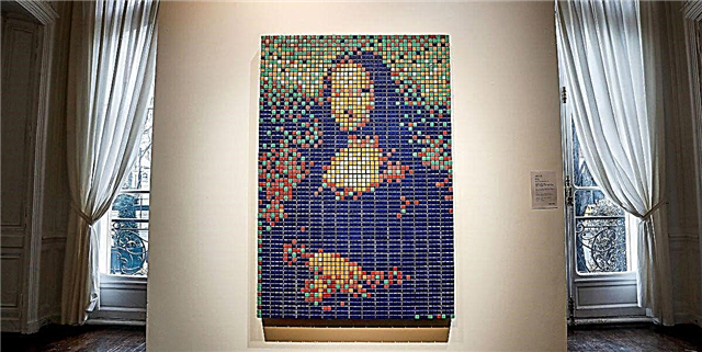 Ĉi tiu Mona Lisa Eligita el la Kuboj de Rubik Vendis por Pli ol Duona Miliono da Dolaroj